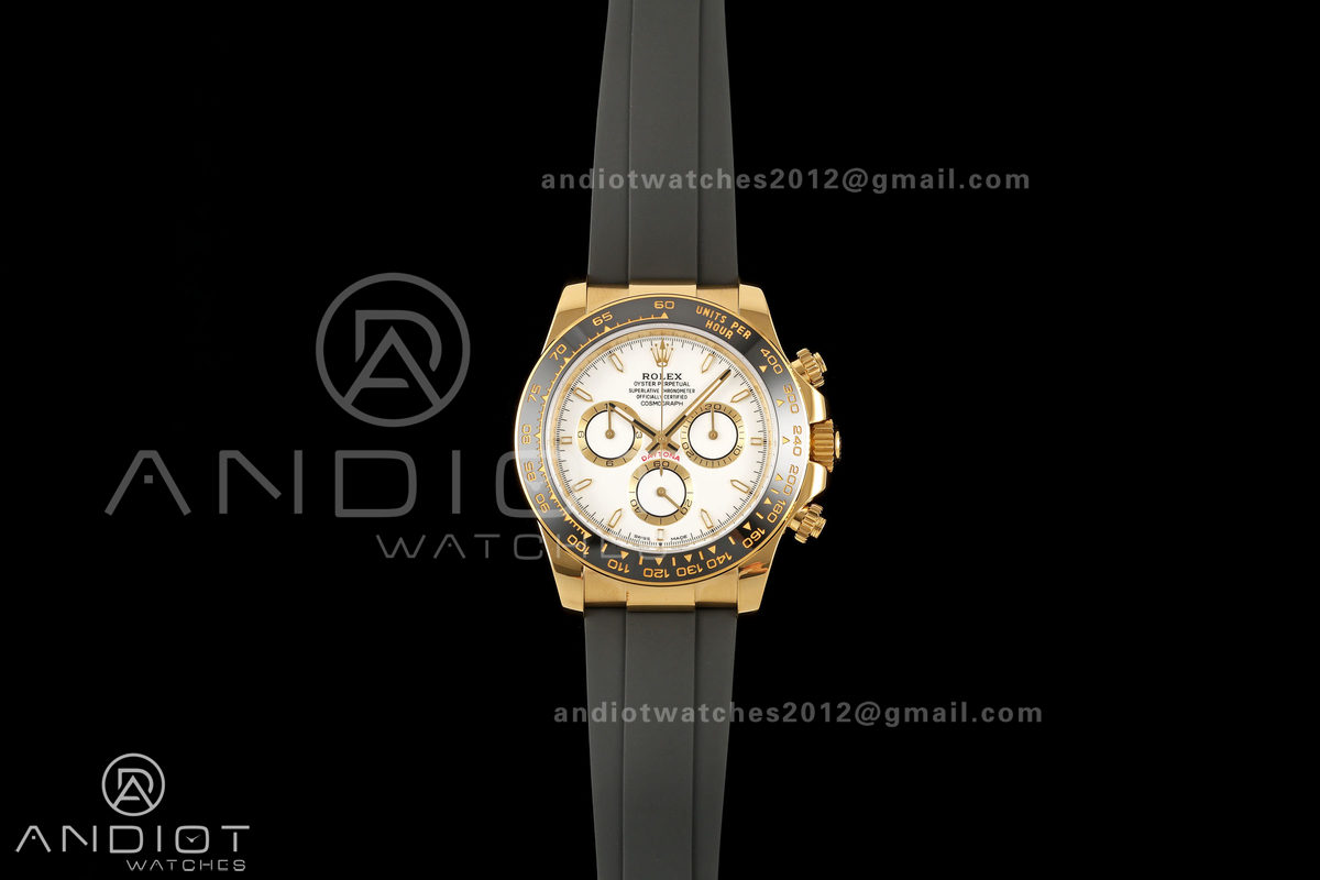 Daytona 126518 Gain Weight YG ZF 1:1 Best Edition White Dial On Oysterflex Strap SH4131